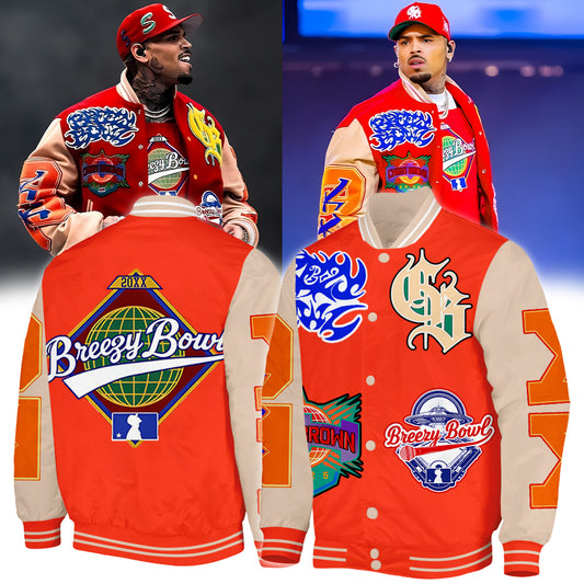 _Chris Brown _ Breezy Bowl XX Bomber Jacket 2