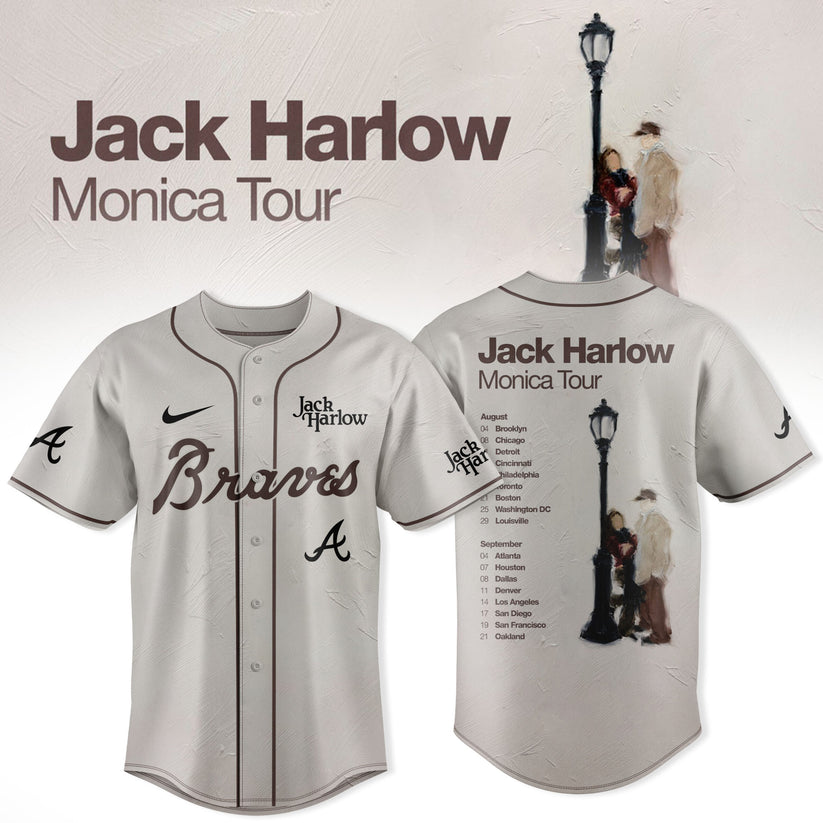 Atlanta Braves - Jack Harlow “Monica Tour” x Baseball Limited Jersey