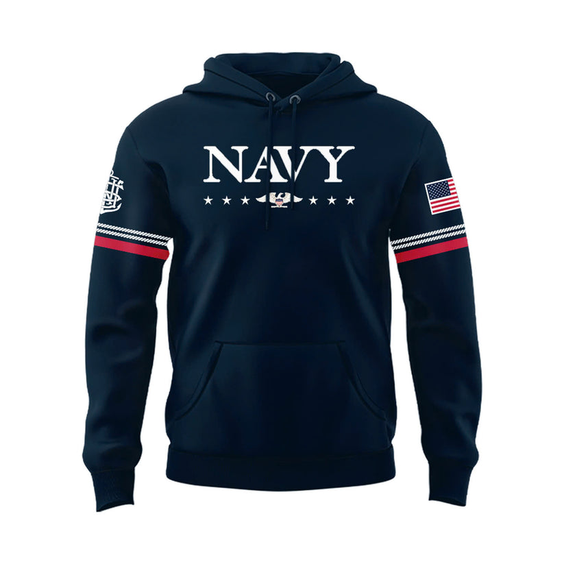 Navy Midshipmen 250th Anniversary Uniform Sideline Collection Replica Hoodie v2