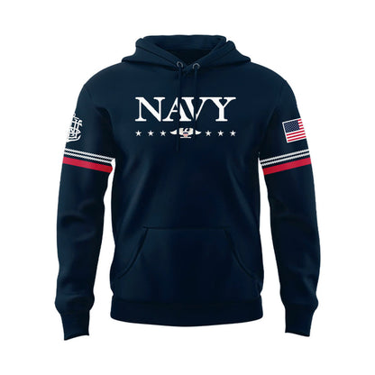Navy Midshipmen 250th Anniversary Uniform Sideline Collection Replica Hoodie v2