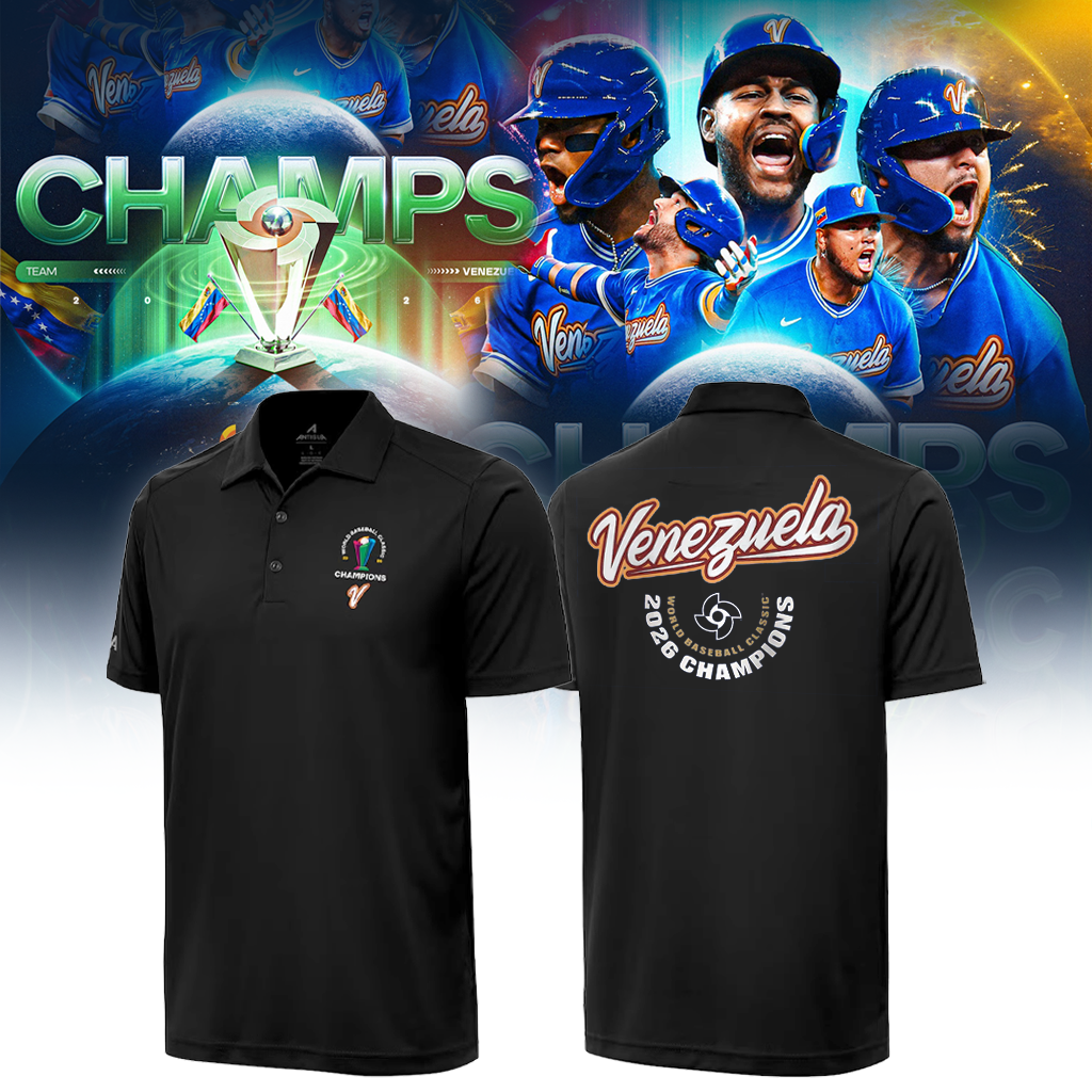 Venezuela Baseball LEGENDS 2026 World Baseball Classic Champions Polo