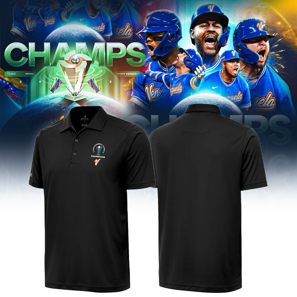 Venezuela Baseball LEGENDS 2026 World Baseball Classic Champions Polo