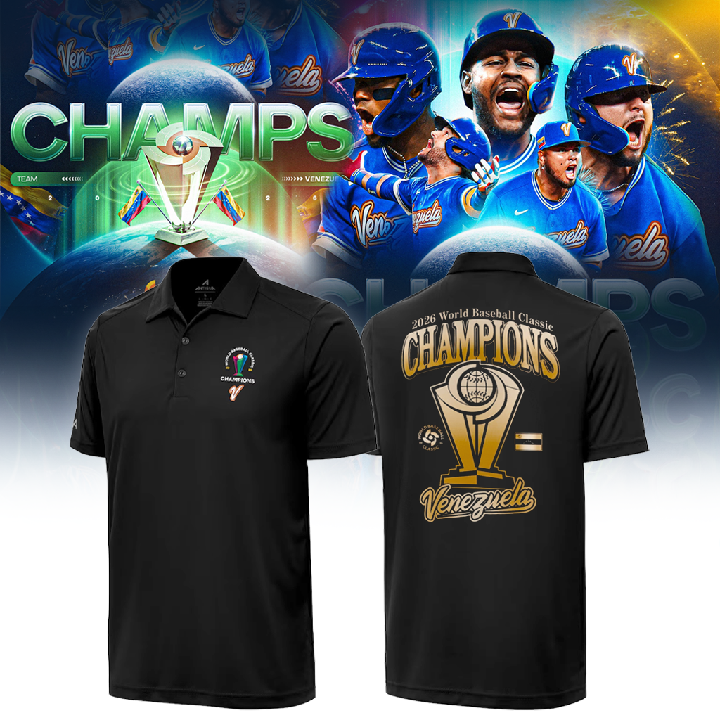 Venezuela Baseball LEGENDS 2026 World Baseball Classic Champions Polo