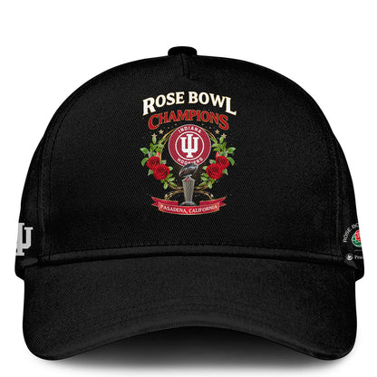 Indiana Hoosiers 2026 Rose Bowl Limited Half Zip Hoodie
