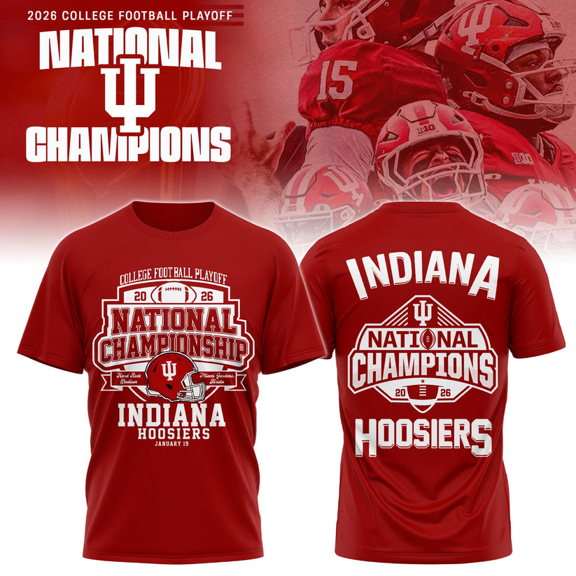 Indiana Hoosiers National Champions 2025/26 T-Shirt