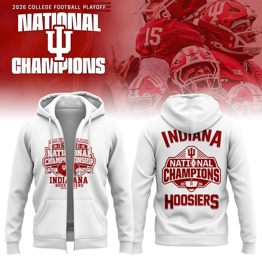 _      IH Football 2026 National Champions ZipHoodie Limited Edition White