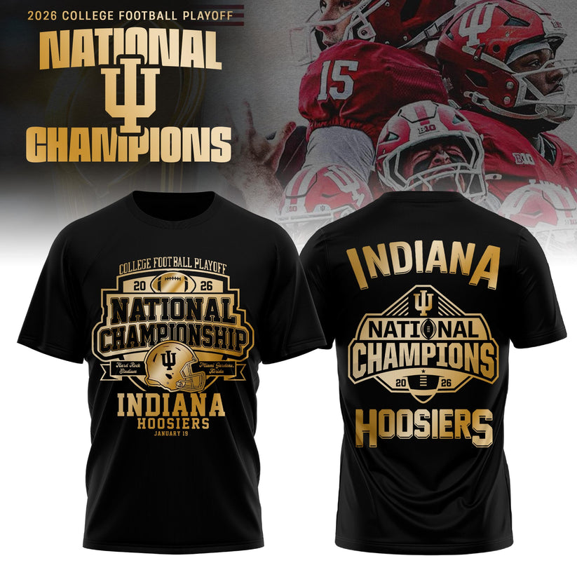 Indiana Hoosiers National Champions 2025/26 T-Shirt