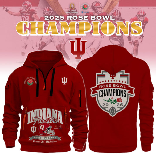 ..Indiana Hoosiers x Rose Bowl Champions H115 Hoodie