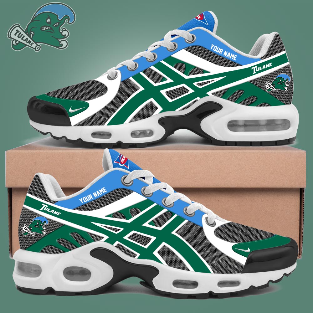 _Tulane Green Wave Football 2025 Air Max Plus Sneakers Limited Edition V2