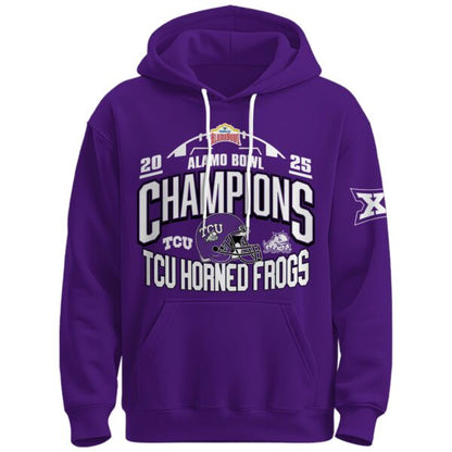, TCU 2025 Alamo Bowl Champions Hoodie Limited Edition