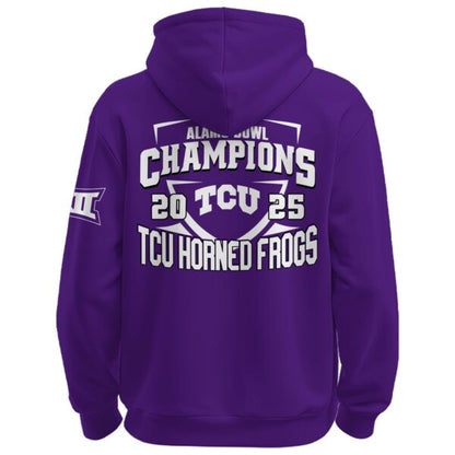 , TCU 2025 Alamo Bowl Champions Hoodie Limited Edition