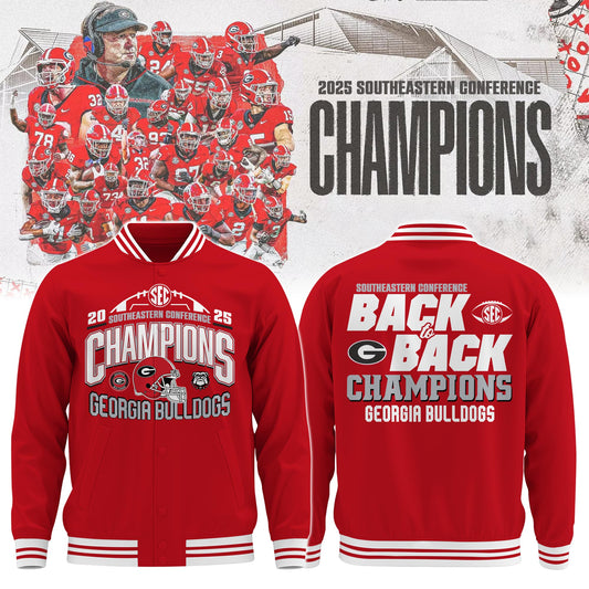 .UGA 2025 SEC Football Conference Champions Bomber Limited Edition