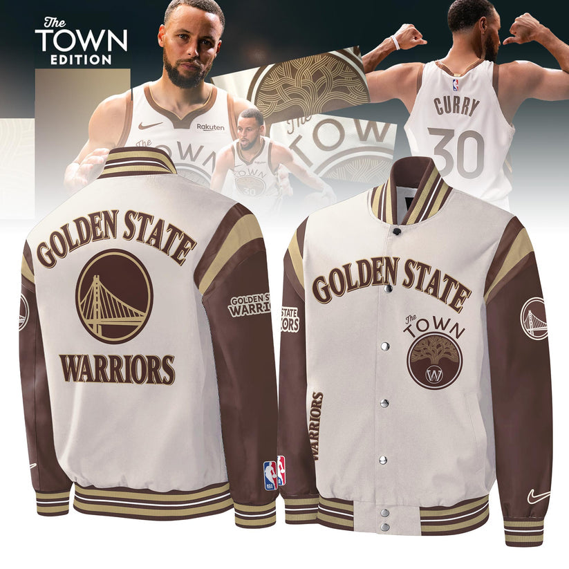 Golden State Warriors 2025-26 City Edition Bomber Jacket