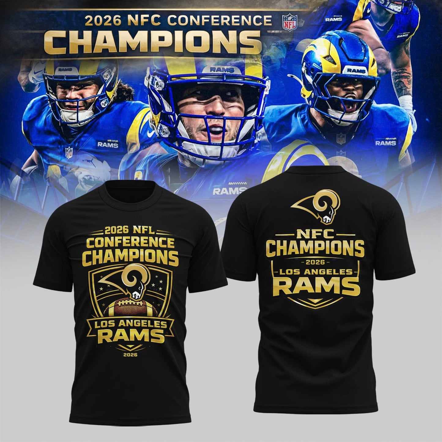 Glory of the Gridiron: 2026 NFC Champions Tee