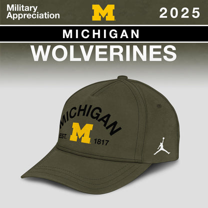 Michigan Wolverines 2025 Military Appreciation Limited Edition T-shirt