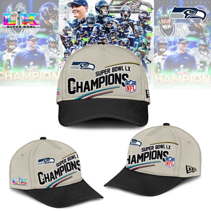 Seattle Seahawks Super Bowl LX Champions Hoodie