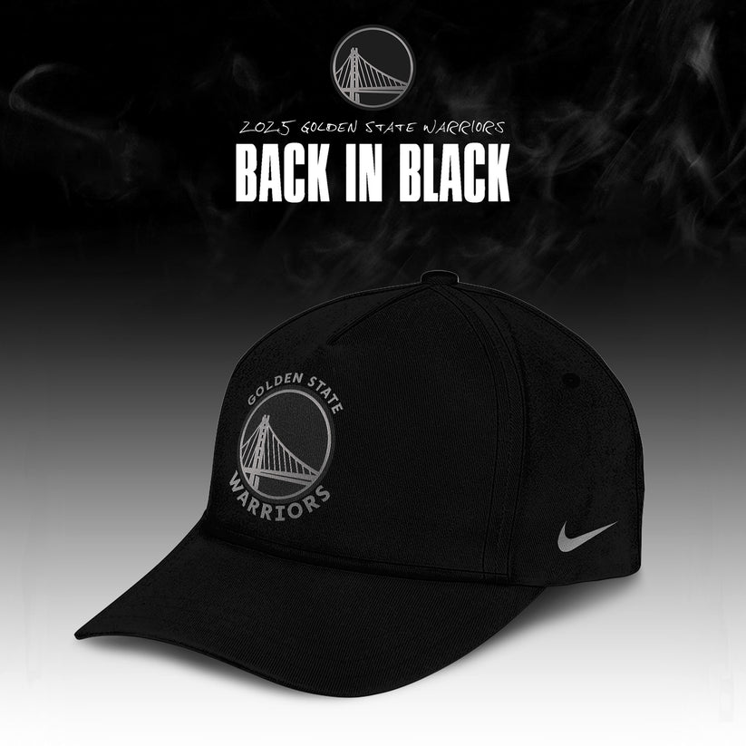 Golden State Warriors ‘Back in Black’ 2025 Special Edition Hoodie