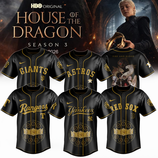 .Baseball x House of the Dragon Season 3 2026 Limited Jersey