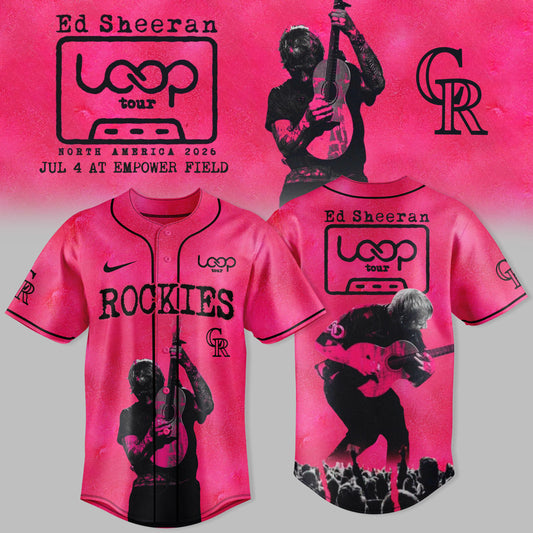 _ Colorado Rockies x Ed Sheeran — LOOP Tour 2026 Jersey North America Collection