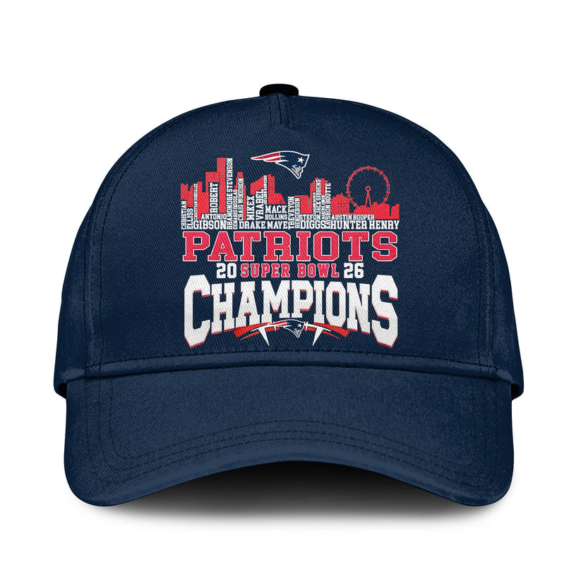 Limited Edition PATRIOTS CHAMPIONS Super Bowl LX Hoodie