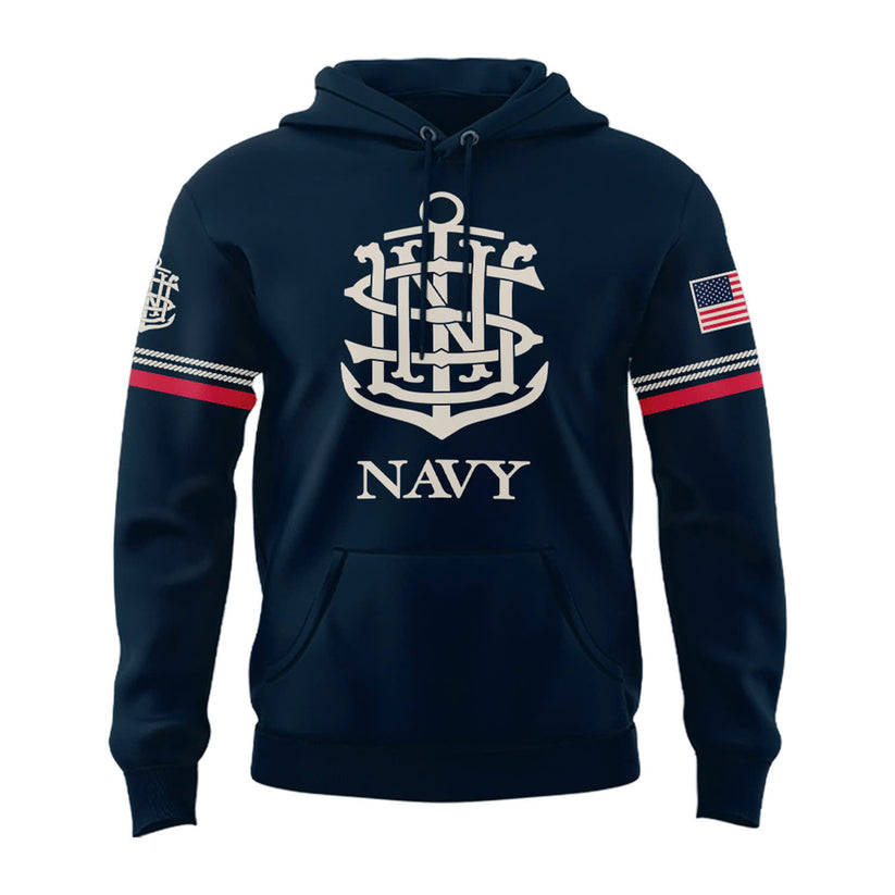 Navy Midshipmen 250th Anniversary Uniform Sideline Collection Replica Hoodie v1