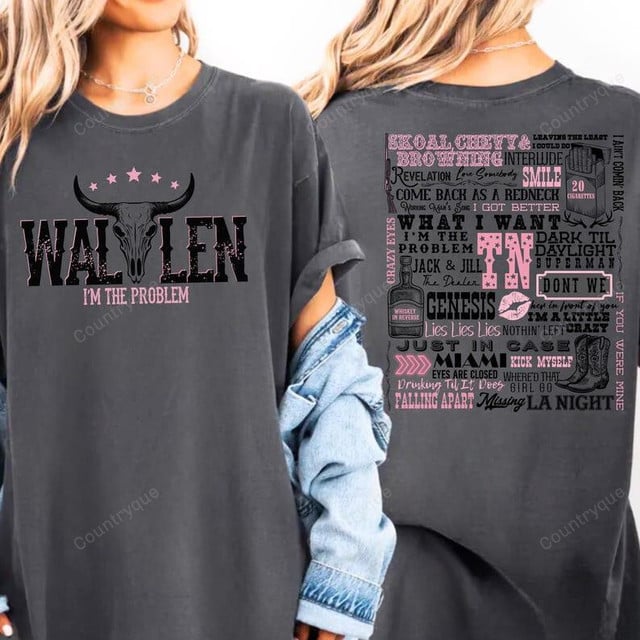 Official 2025 Wallen Tee – “I’m The Problem”