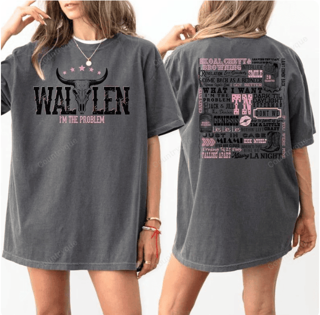 Official 2025 Wallen Tee – “I’m The Problem”