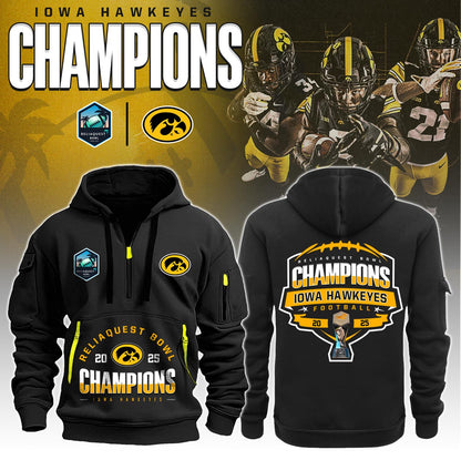 Iowa Hawkeyes – ReliaQuest Bowl Champions H115 Hoodie