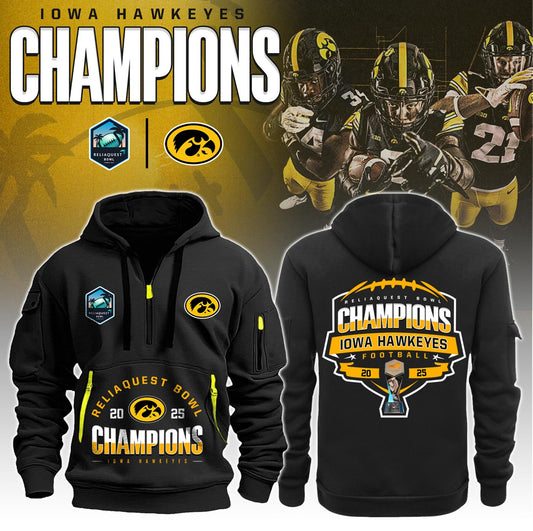 Iowa Hawkeyes – ReliaQuest Bowl Champions H115 Hoodie