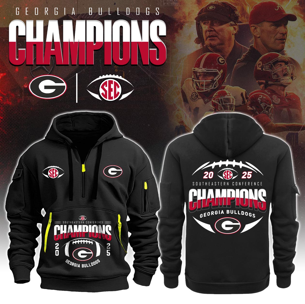 Georgia Champions H115 Hoodie Ver 1