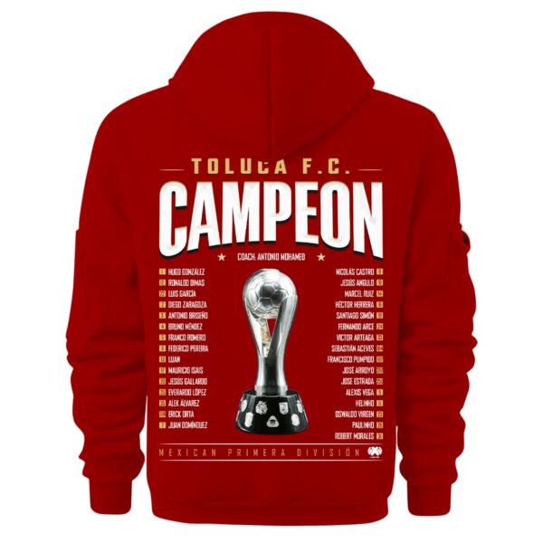 Toluca FC Back to Back Champions H115 Hoodie