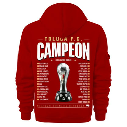 Toluca FC Back to Back Champions H115 Hoodie