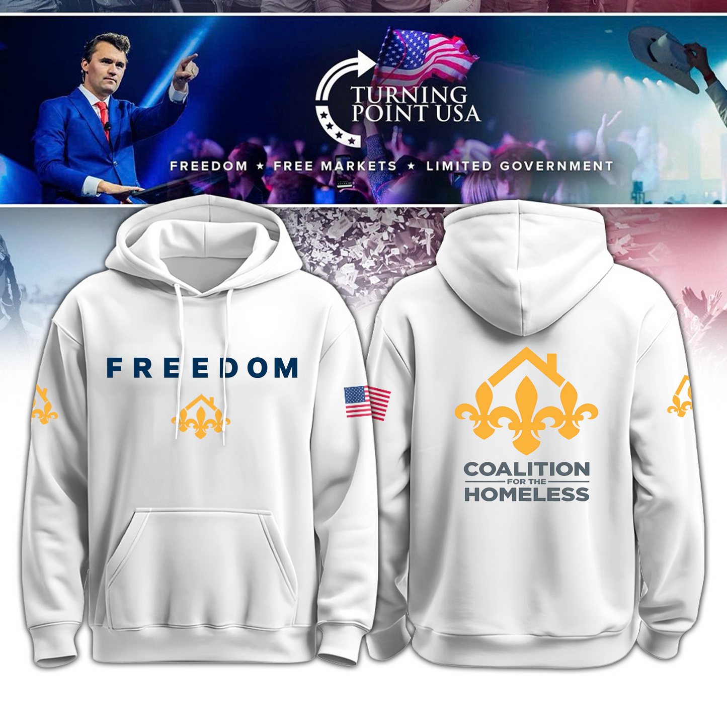 Coalition for the Homeless Freedom Hoodie