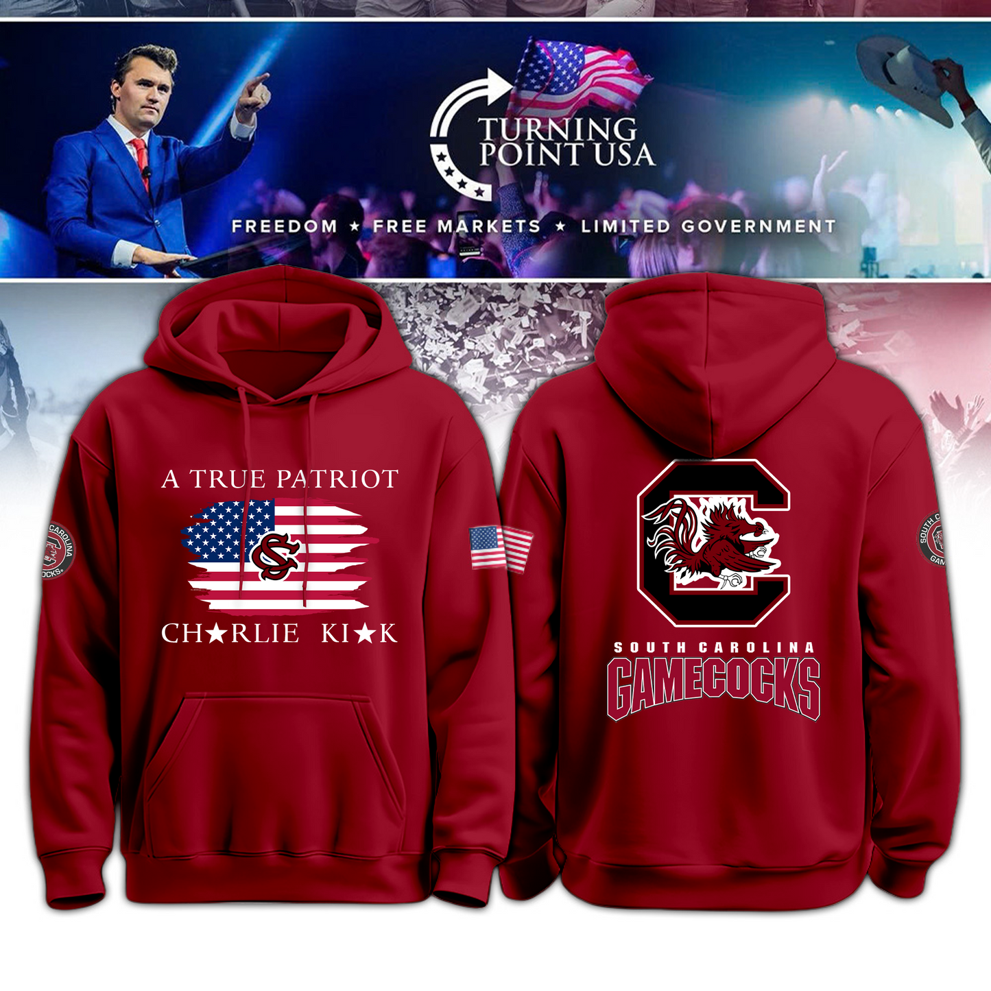 South Carolina Gamecocks Freedom Hoodie