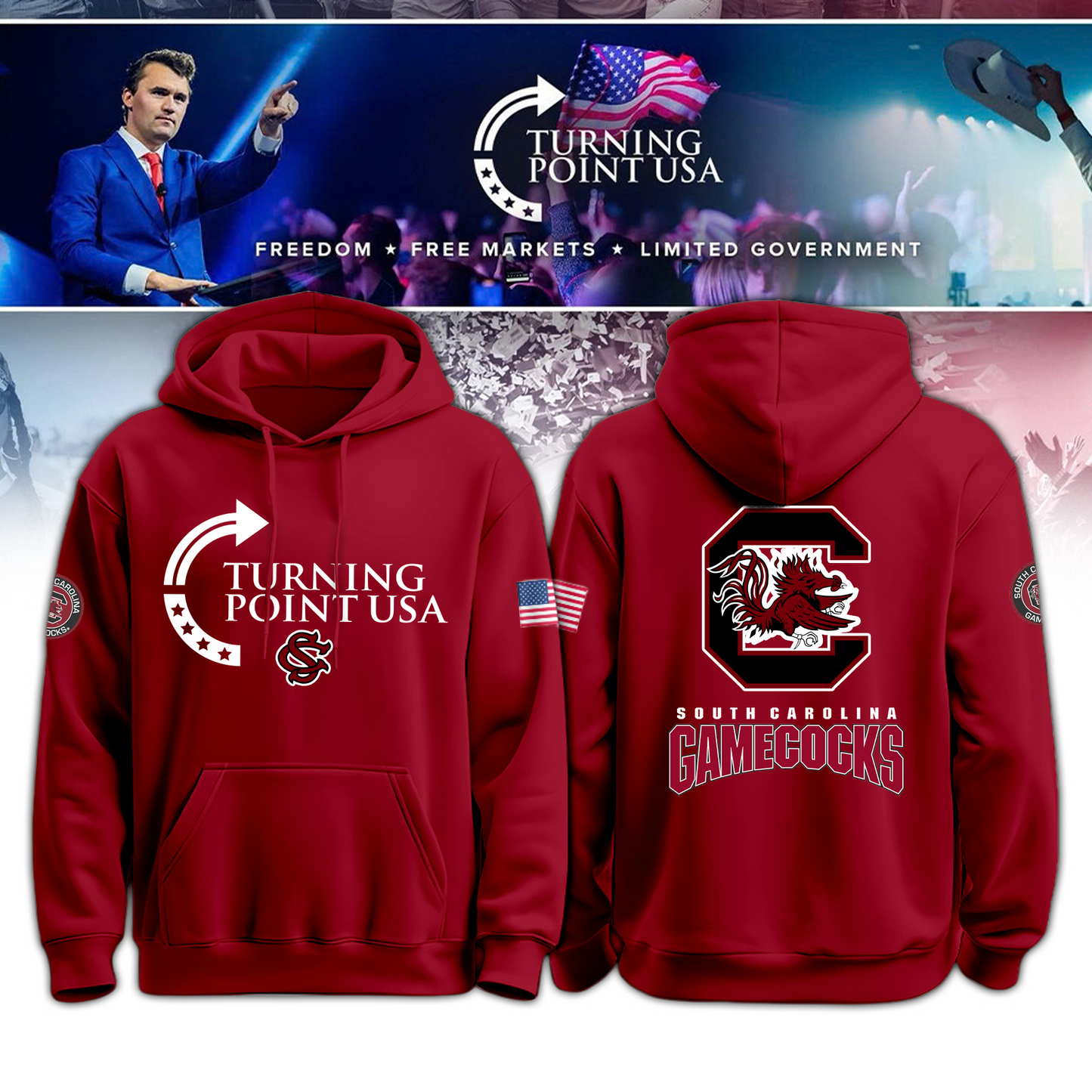 South Carolina Gamecocks Freedom Hoodie