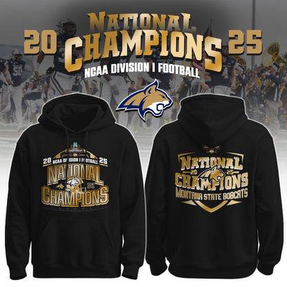 , MSU Bobcats 2025 NCAA FCS Football National Champions Hoodie Limited Edition 2