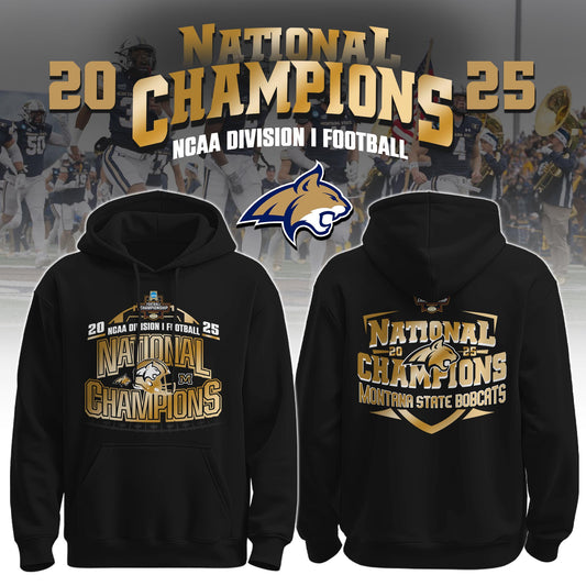 , MSU Bobcats 2025 NCAA FCS Football National Champions Hoodie Limited Edition 2