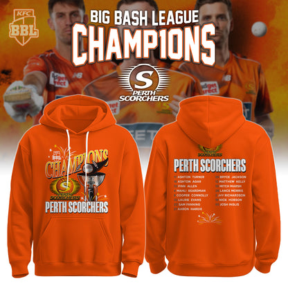 Perth Scorchers Special BBL Champions 2026 Limited Edition Hoodie #2