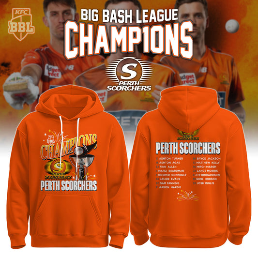 Perth Scorchers Special BBL Champions 2026 Limited Edition Hoodie #2