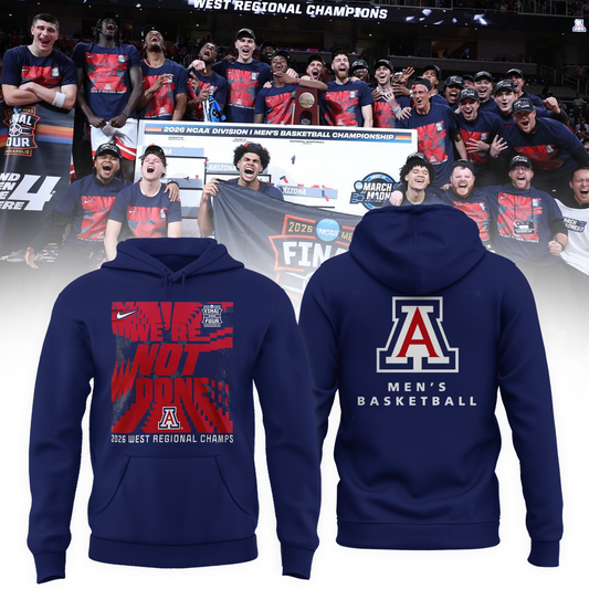 Arizona Wildcats 2026 Men's Basketball Tournament March Madness Final Four Hoodie