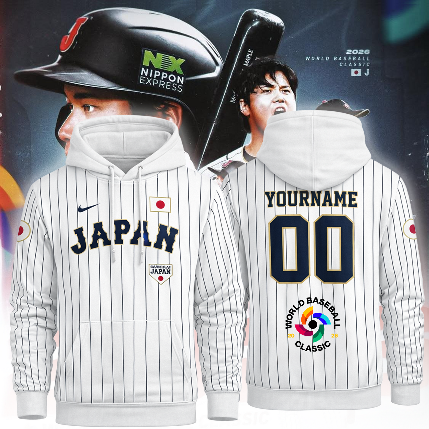 日本野球 2026年ワールド・ベースボール・クラシック パーカー