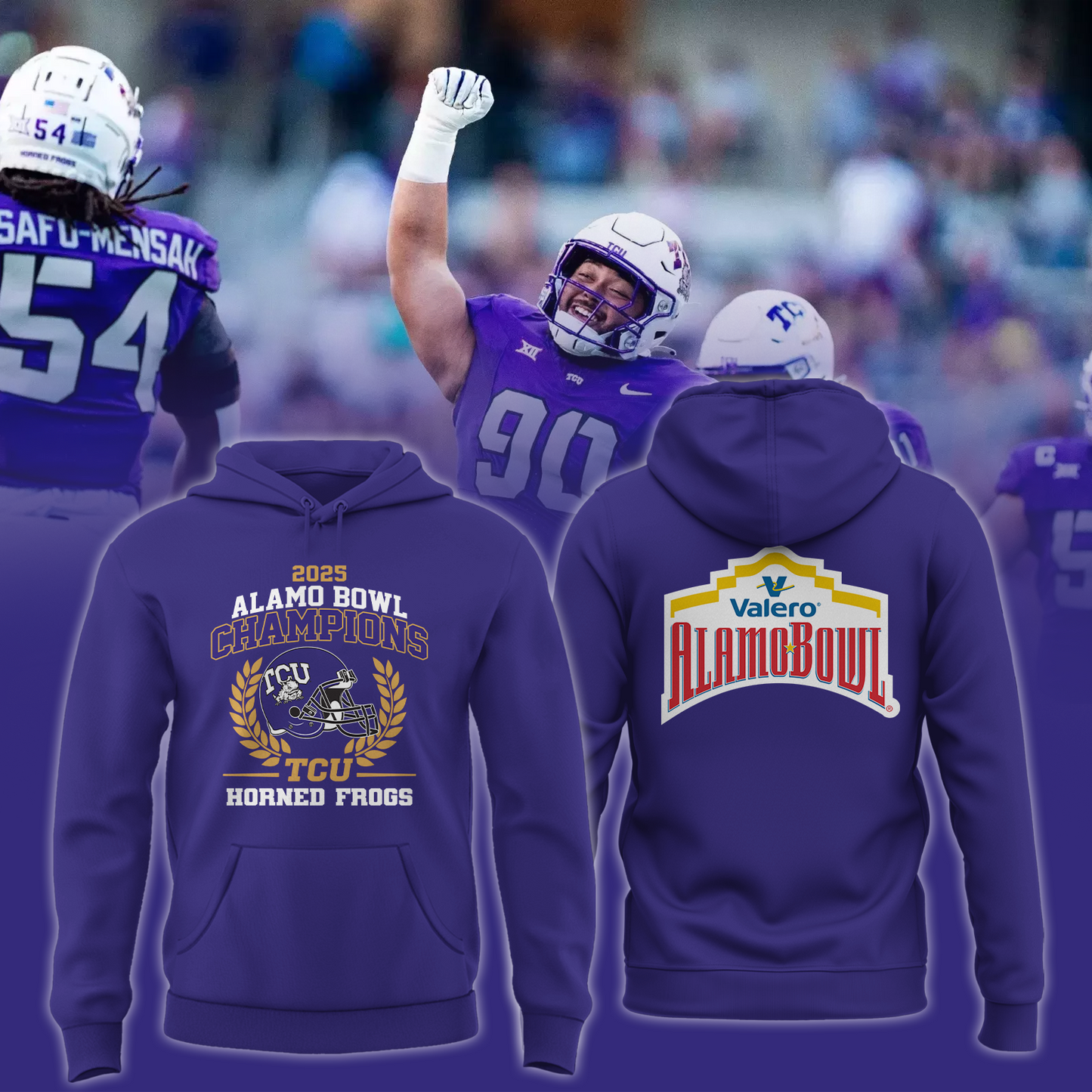 TCU 2025 VALERO ALAMO BOWL Champions Hoodie Limited Edition
