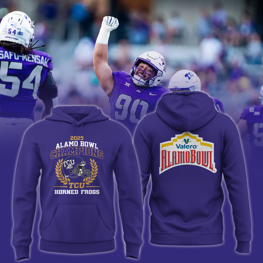 TCU 2025 VALERO ALAMO BOWL Champions Hoodie Limited Edition