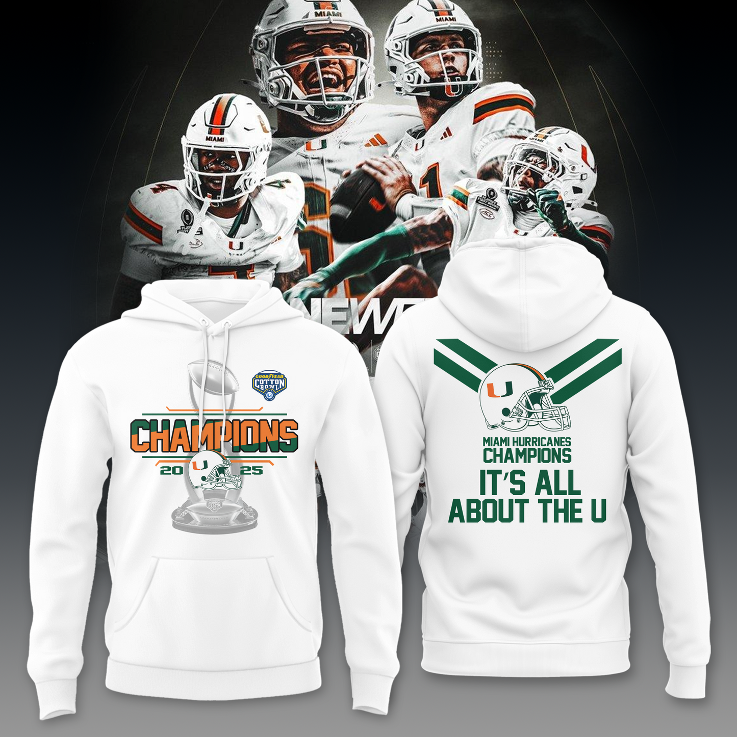 MIAMI 2025 GOODYEAR COTTON BOWL CLASSIC Hoodie