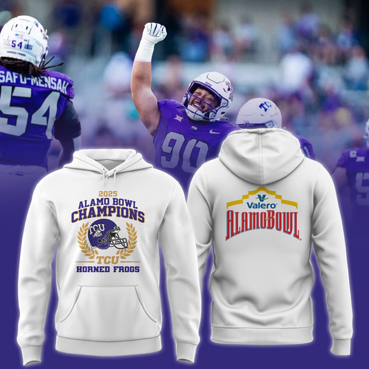 TCU 2025 VALERO ALAMO BOWL Champions Hoodie Limited Edition