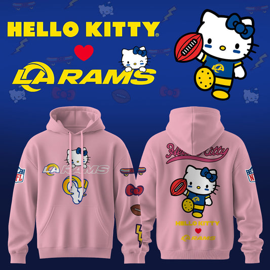 .Los Angeles Rams x Hello Kitty Limited Hoodie