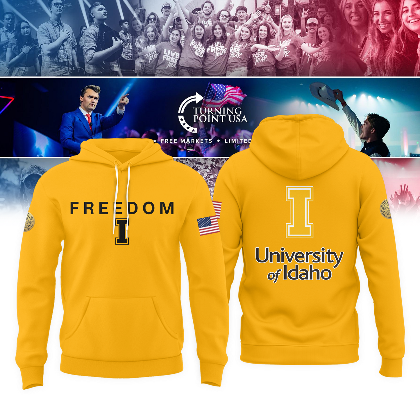 University of Idaho Freedom Hoodie