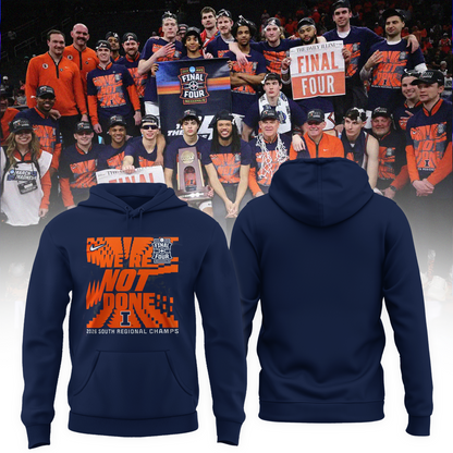 Illinois Fighting Illini 2026 Men's Basketball Tournament March Madness Final Four Hoodie