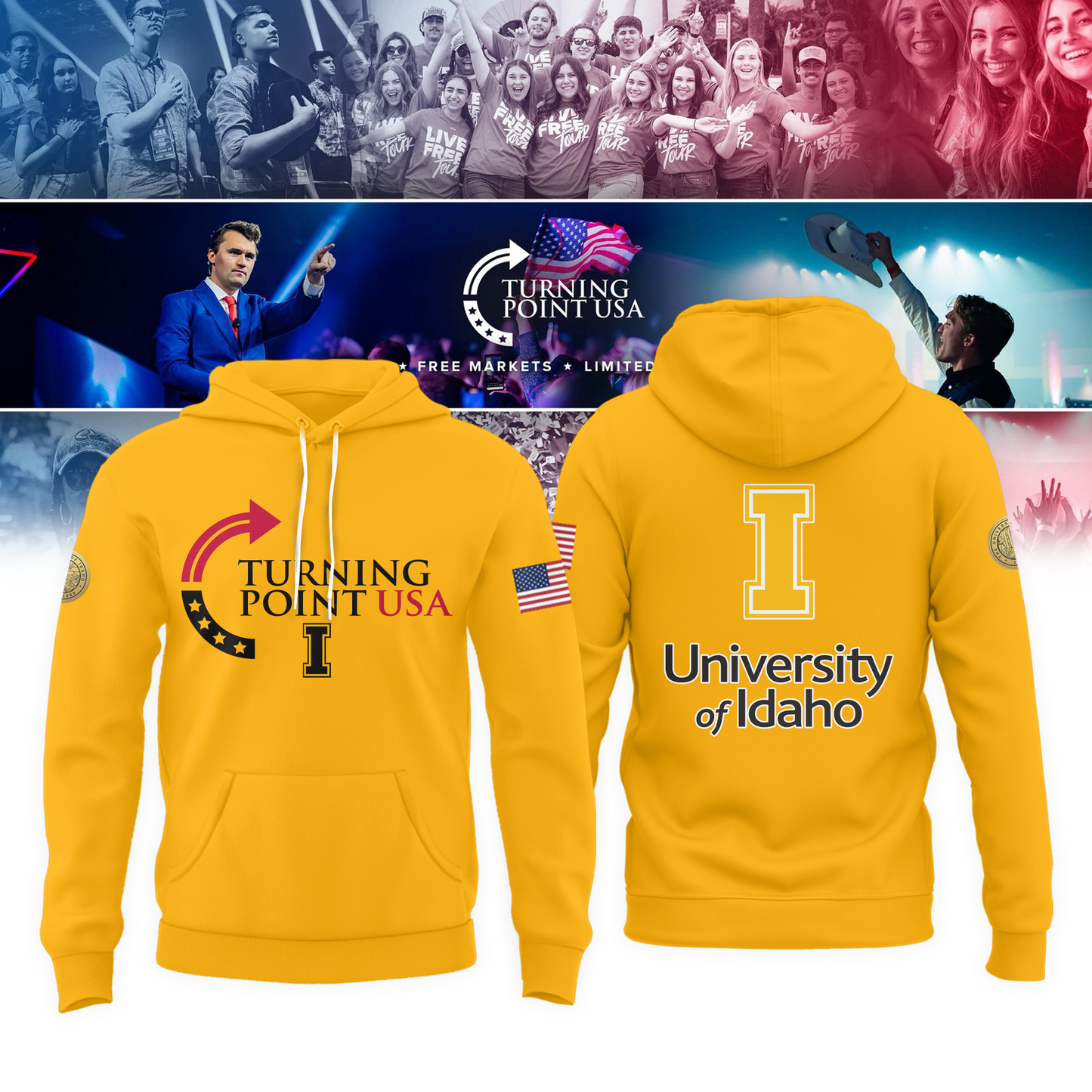 University of Idaho Freedom Hoodie