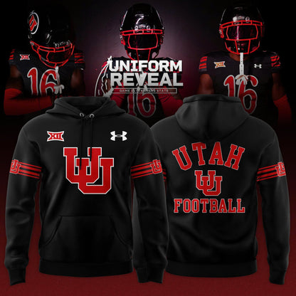 Utah Utes Black Throwbacks Hoodie – Black